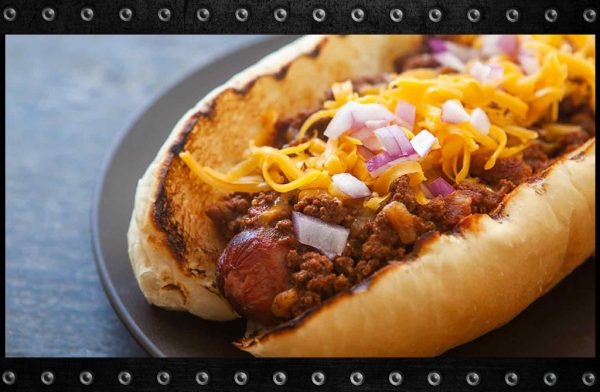 Famous Nathans Chili Dog