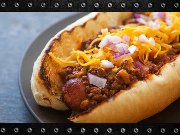 Famous Nathans Chili Dog